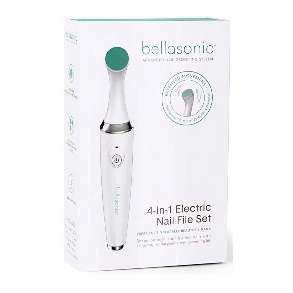 Bellasonic Advanced 4-in-1 Rechargeable Electric Nail File Nail Recovery set